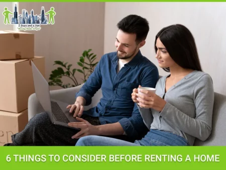 things to think about and organize when renting a home