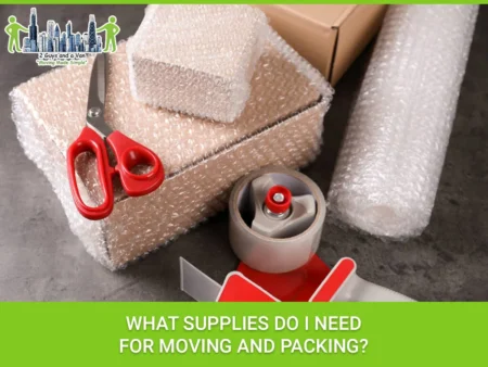 items and supplies to help ensure a smooth move