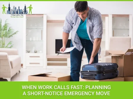 When Work Calls Fast: Planning a Short-Notice Emergency Move Emergency Move Planning for Work in Chicago
